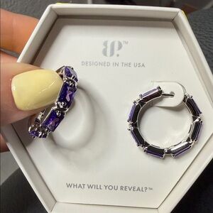 BP OG Earrings - Mapped In Sparkle